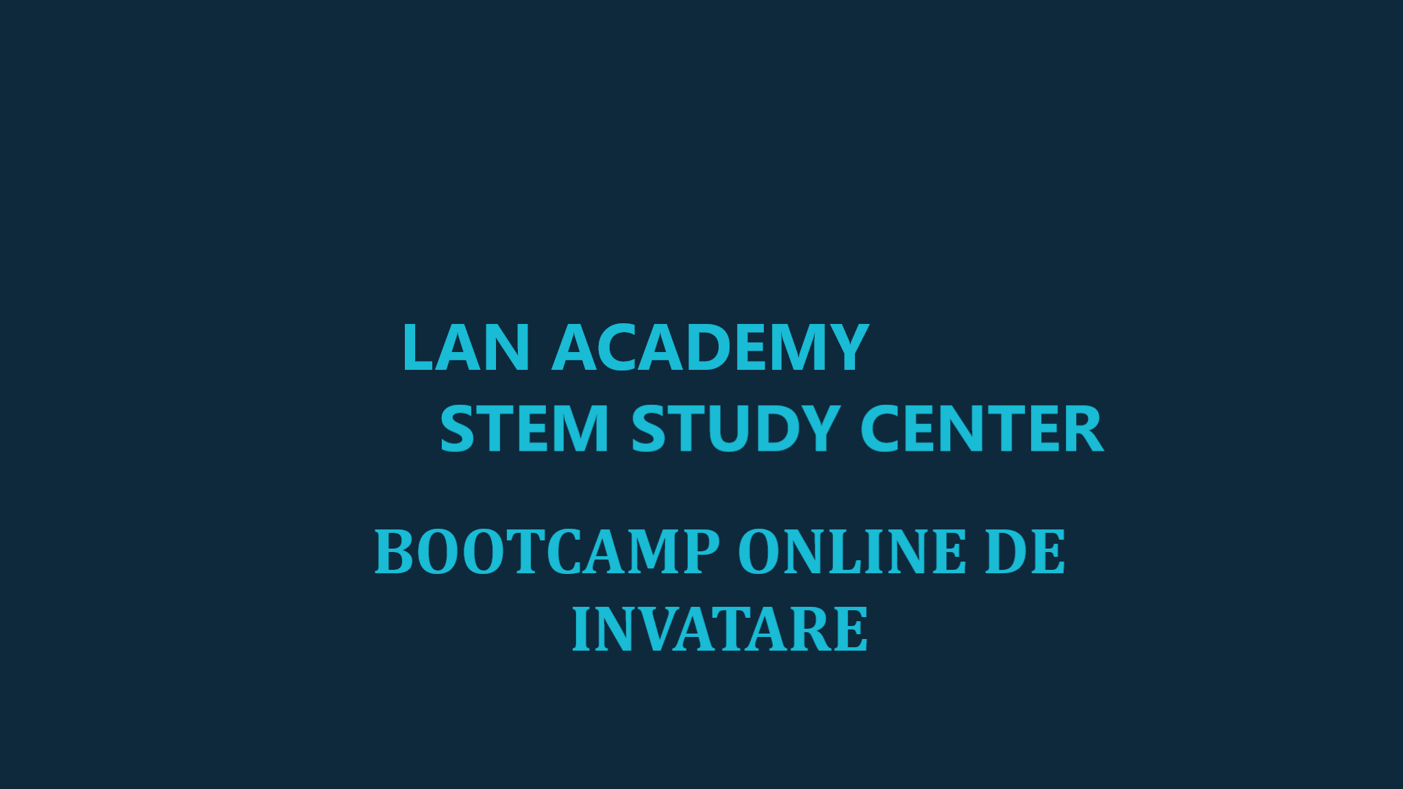 Bootcamp online de invatare